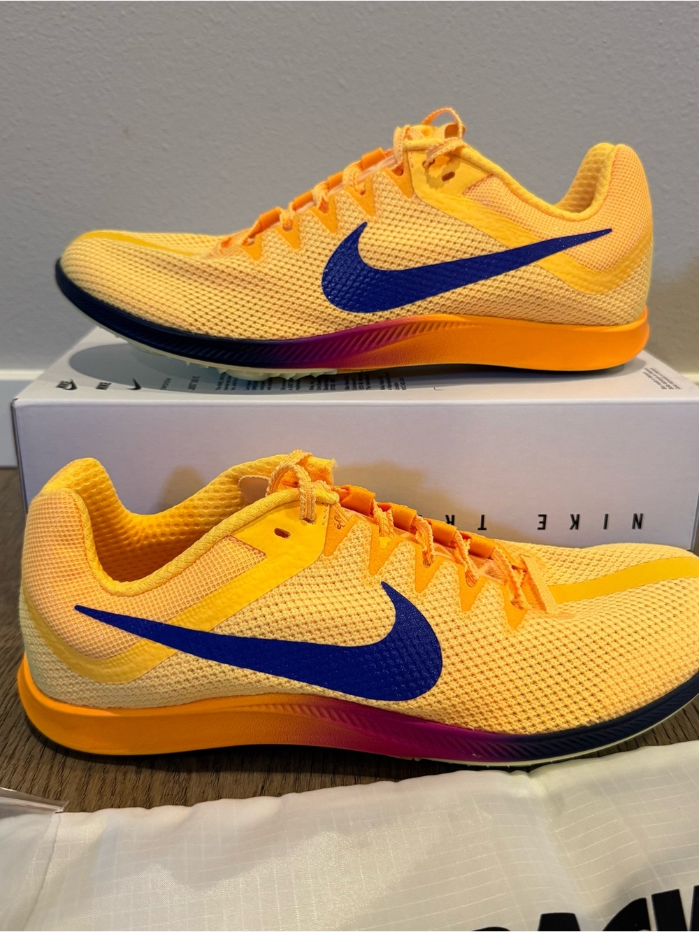 Nike Zoom Rival Distance Citron Pulse - Picture 2 of 6